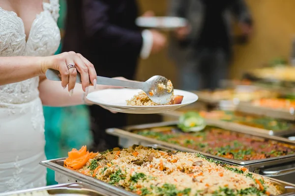 Catering Hochzeitsbuffet für Veranstaltungen — Stockfoto