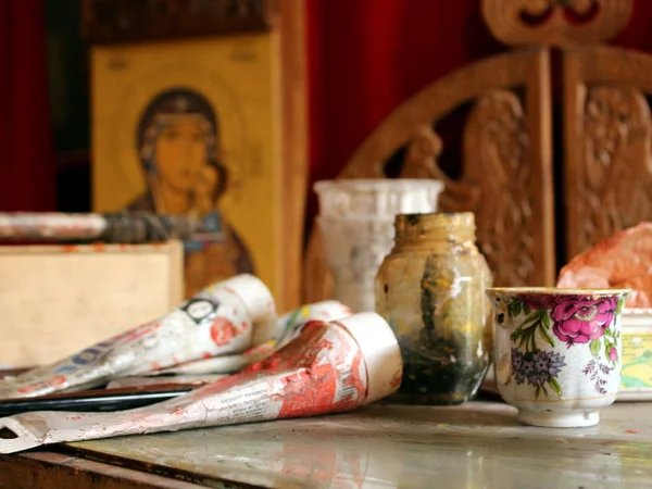 Ortodoks simgesini boyama