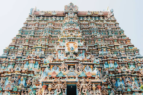Madurai État Tamil Nadu Inde Décembre 2017 Temple Sri Meenakshi — Photo