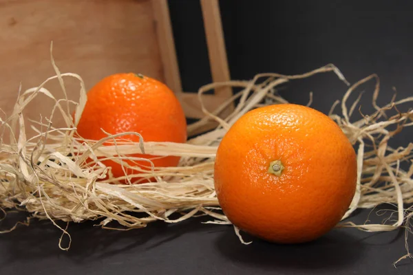 Két gyönyörű mandarin — Stock Fotó