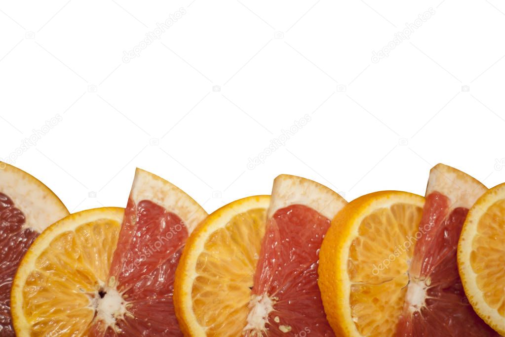 Juicy citrus cutting