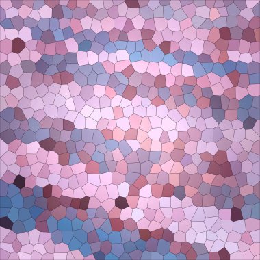 Soyut lekeli cam menekşe mozaiği