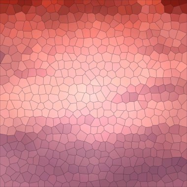 Soyut lekeli cam pembe mozaik