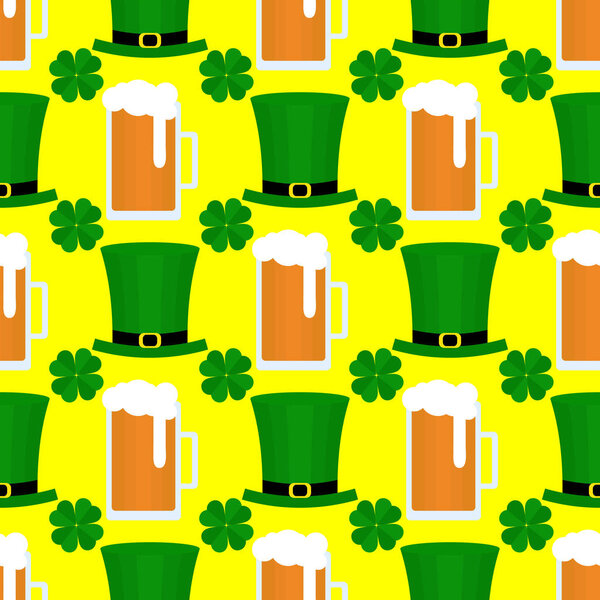 День святого Патрика плоский узор
.