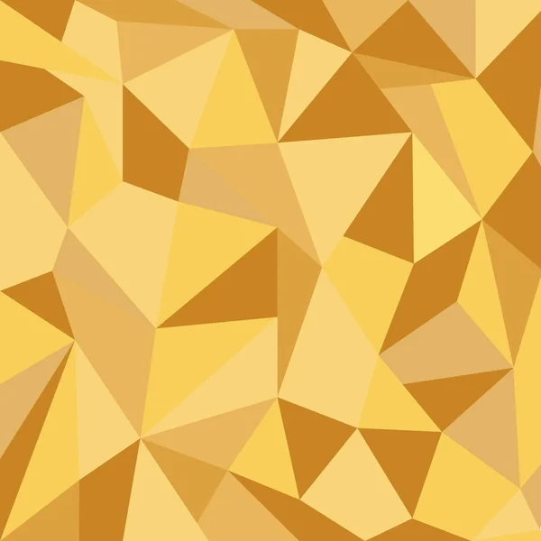 Triangle gold background — Stock Vector