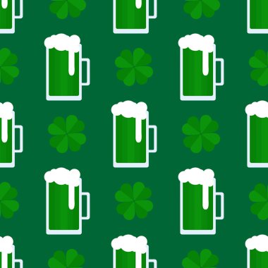 Aziz Patricka günü düz desen.