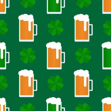 Aziz Patricka günü düz desen.