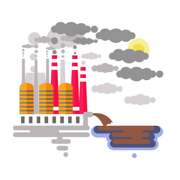 Загрязнение воды и воздуха
