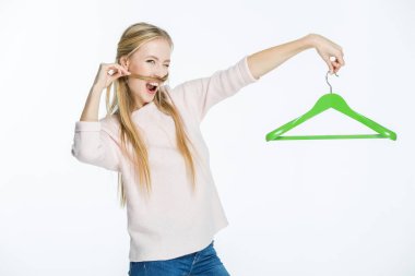 Kadın holding askı