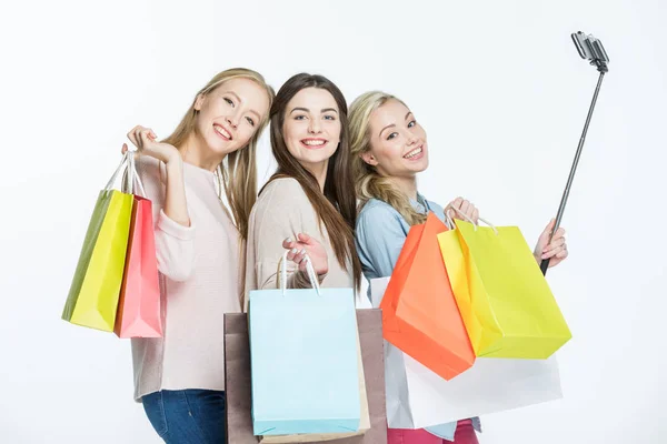 Frauen machen Selfie — Stockfoto