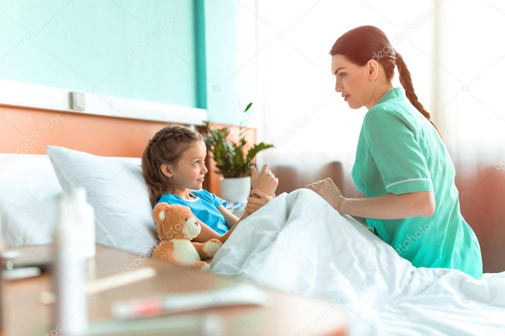 Doctor and little patient
