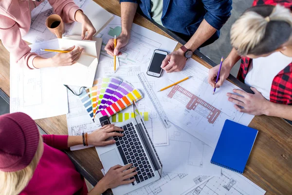 Designers working at project — Stock Photo