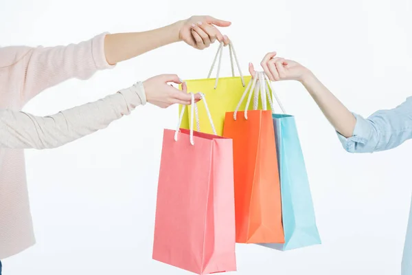 Colorful shopping bags — Stock Photo