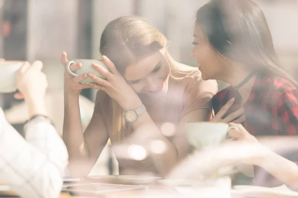 Friends having coffee break — Stock Photo