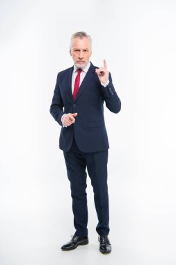 parmak ile işaret işadamı