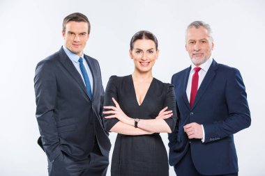 Üç emin iş adamları