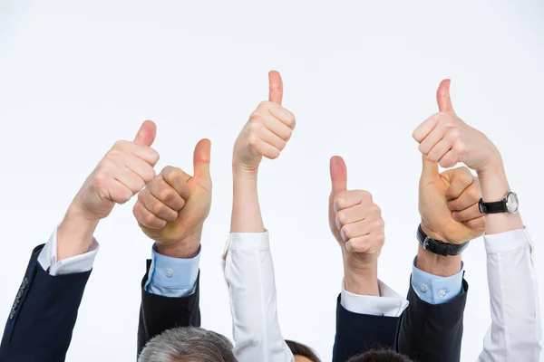 People showing thumbs up — Stock Photo, Image