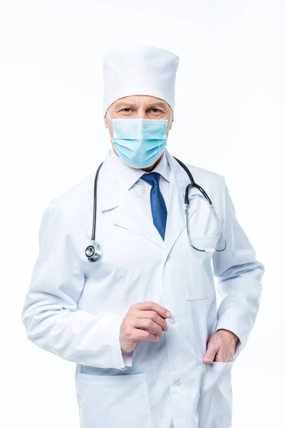 Medico in maschera medica — Foto Stock