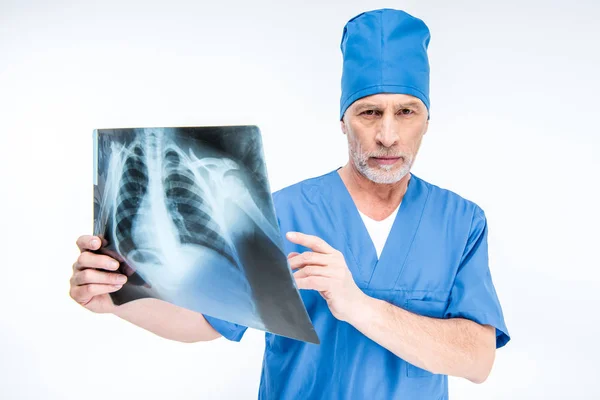 Doctor with x-ray image — Stock Photo, Image