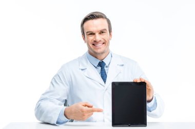 Doktor ile dijital tablet 
