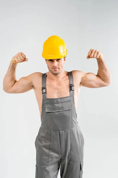 Handsome male builder — Free Stock Photo