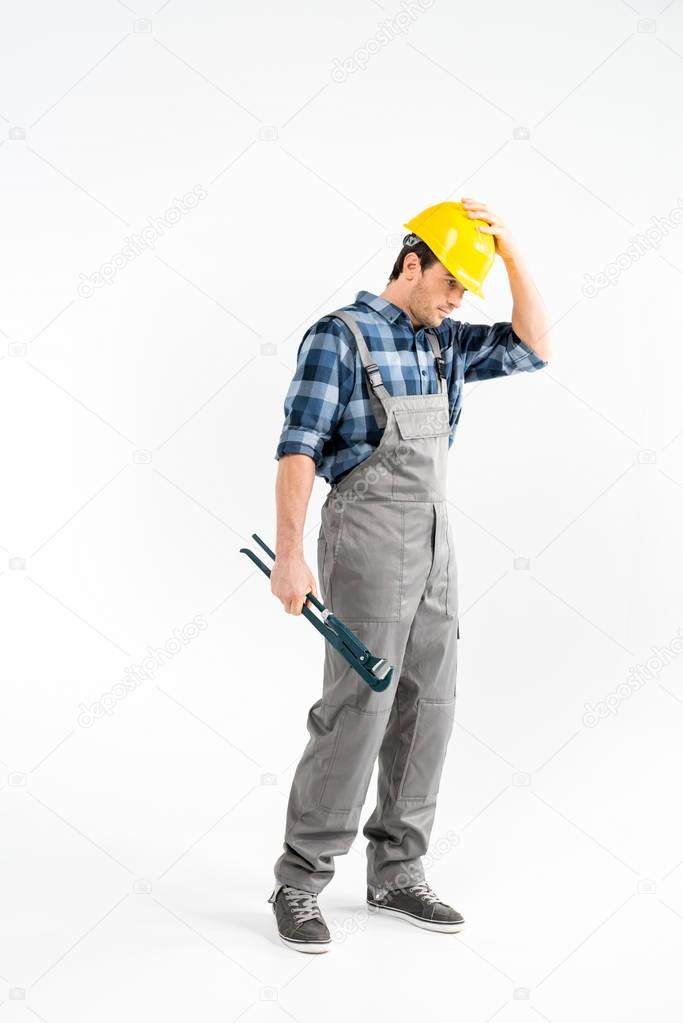 Professional construction worker