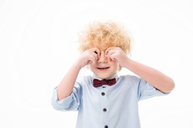 Sevimli çocuk el hareketi