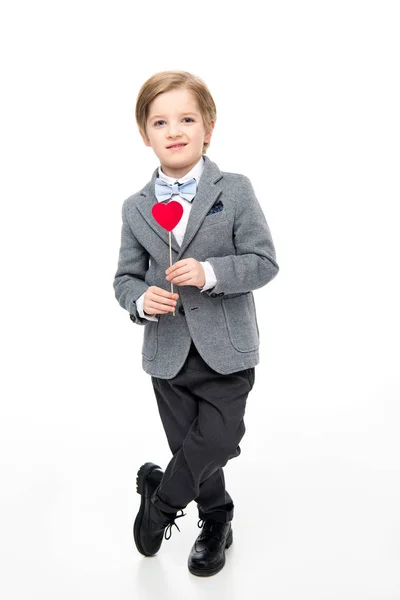 Lindo niño en traje — Foto de Stock