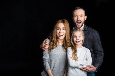 Mutlu aile birlikte ayakta