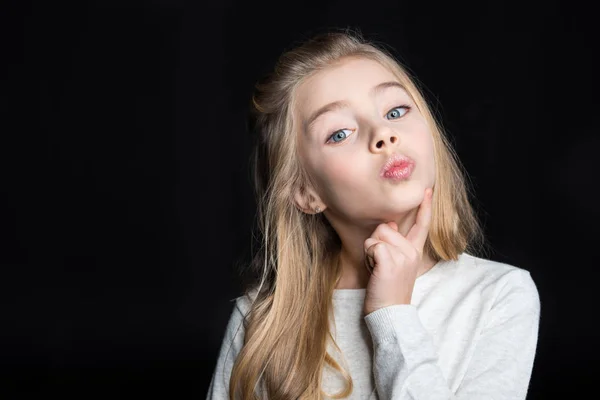 Menina loira bonito — Fotografia de Stock