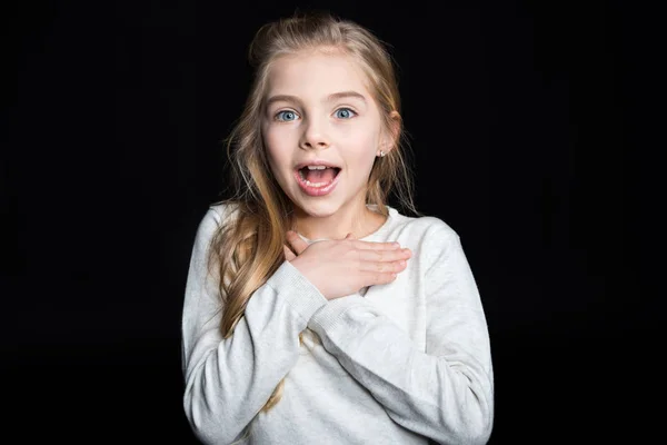 Menina loira bonito — Fotografia de Stock