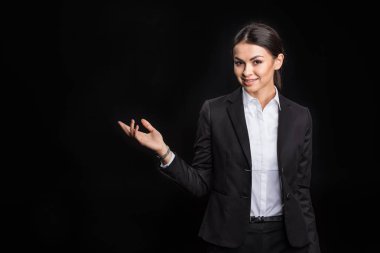 çekici genç iş kadını