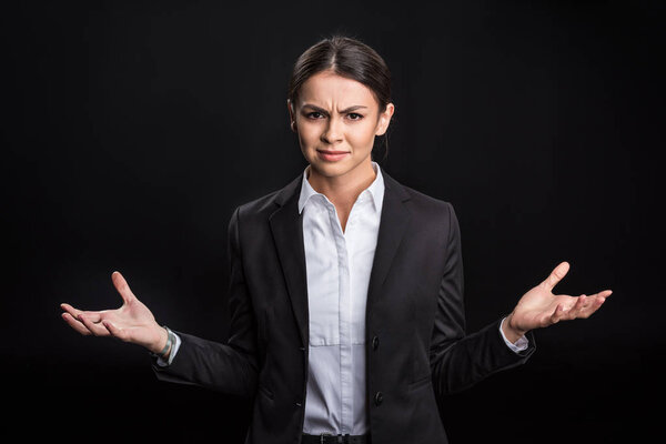 Привлекательная молодая предпринимательница
