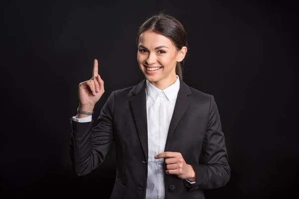 Attraente giovane donna d'affari — Foto Stock