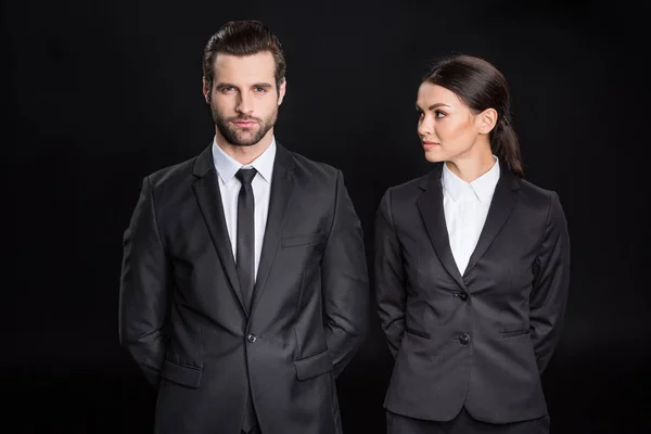 Young confident businesspeople — Stock Photo, Image