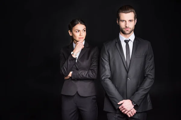 Young confident businesspeople — Stock Photo, Image