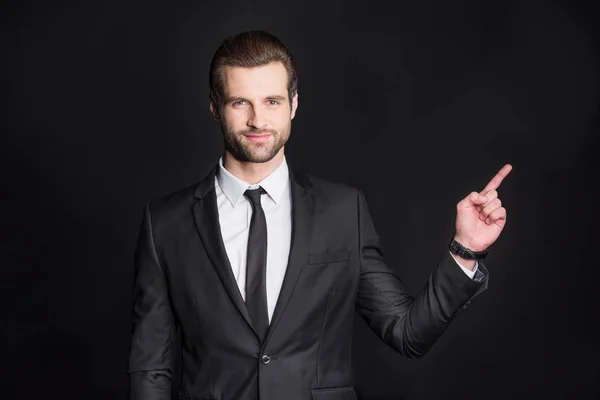 Joven hombre de negocios guapo — Foto de Stock