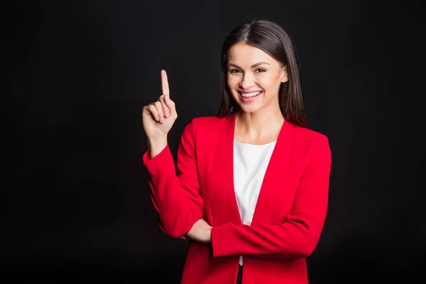 Joven atractiva mujer de negocios —  Fotos de Stock