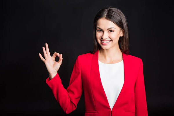 Young attractive businesswoman