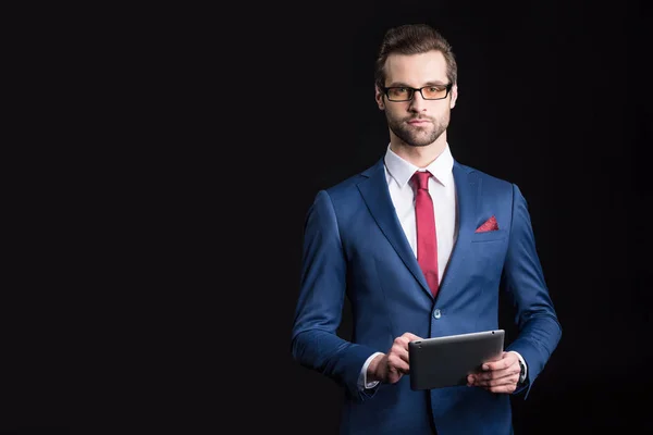 Businessman with digital tablet — Stock Photo, Image