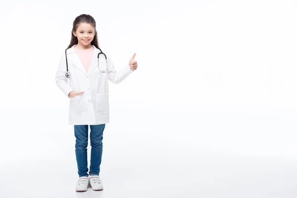 Menina em traje médico — Fotografia de Stock