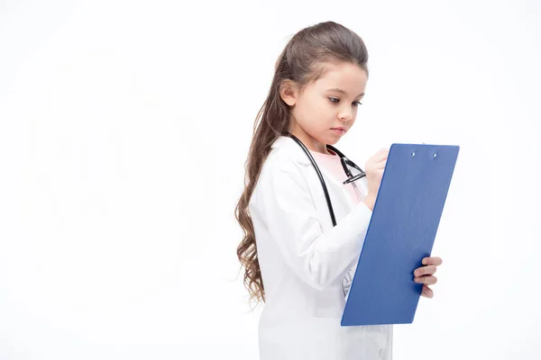 Girl in doctor costume — Stock Photo, Image