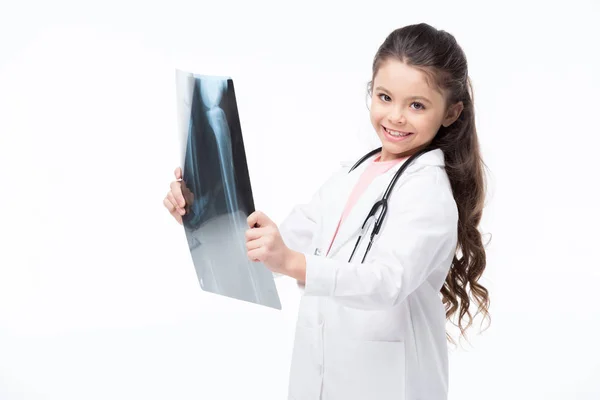 Chica en traje de médico — Foto de Stock