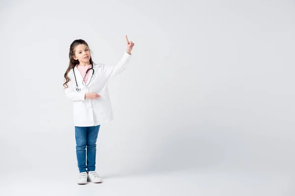 Girl in doctor costume — Stock Photo, Image