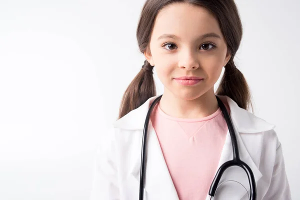 Dziewczyna w stroju lekarza — Zdjęcie stockowe