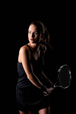Female tennis player  clipart