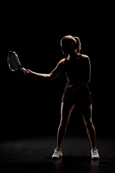 Jugadora de tenis femenina — Foto de Stock