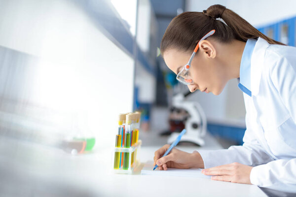 scientist working in laboratory