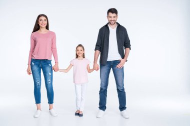 mutlu bir aile ile çocuk