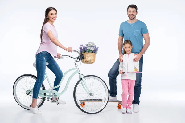 Young sportive family — Stock Photo, Image